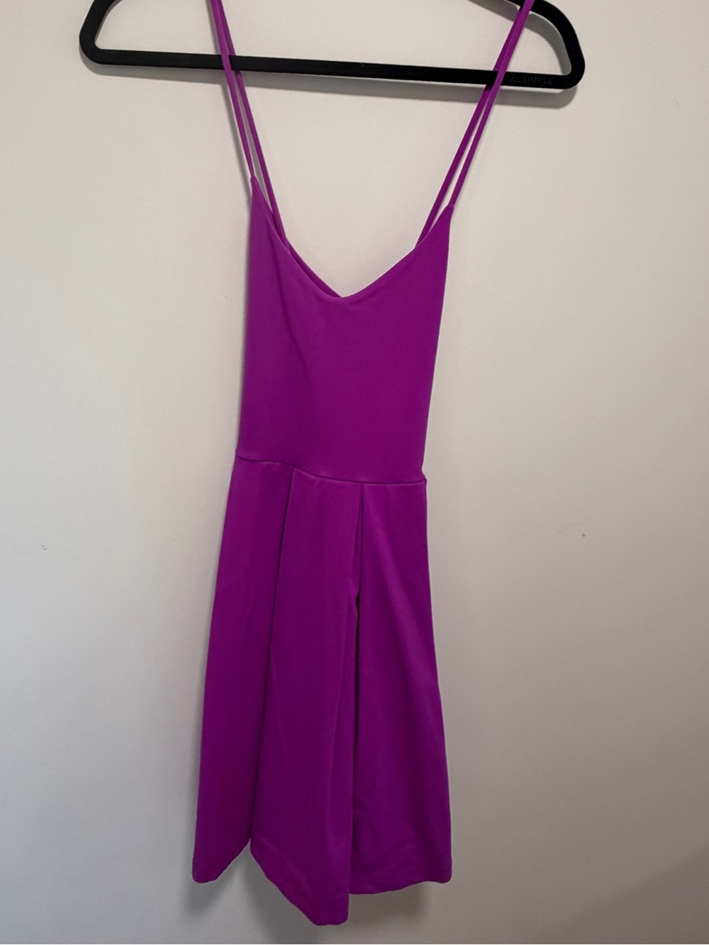 Susana Monaco Purple Spaghetti-Strap Dress - Size XS